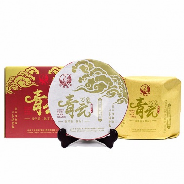 2018年下关 青云万象饼茶 357克熟茶七子饼 4