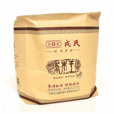 2018年勐库戎氏 乔木王饼茶 500克生茶七子饼 4