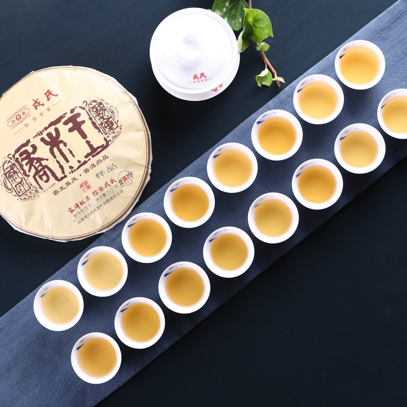 2019年勐库戎氏 乔木王 500克七子饼 生茶 4