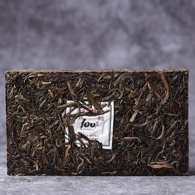 2013年勐库戎氏 百分百生茶 500克砖茶生茶 3