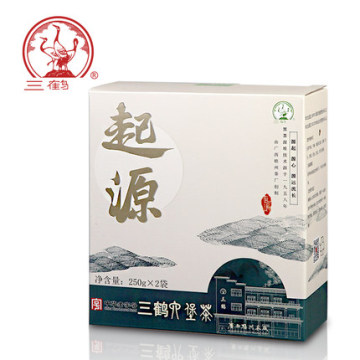 2019年三鹤六堡茶 起源 250gx2袋 特级散茶