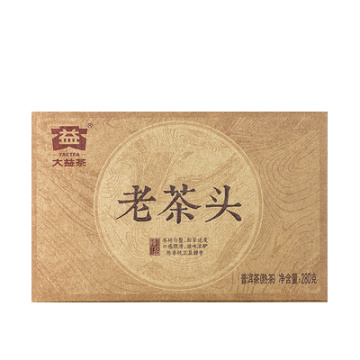 2016年大益 老茶头 250克熟茶砖茶 1601批