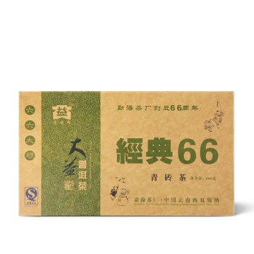 2006年大益 经典66砖茶 660克生茶