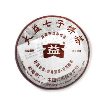 2006年大益 巴达高山普饼 357克熟茶七子饼