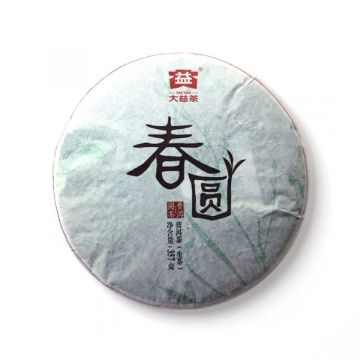 2015年大益 春圆生茶 357克七子饼 1501批