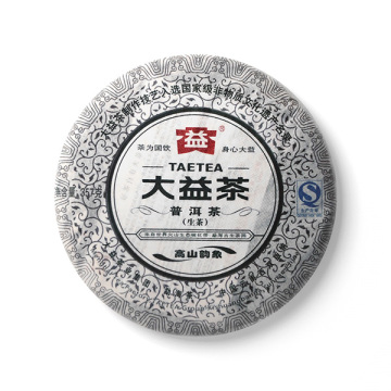 2012年大益 高山韵象 357克生茶七子饼 201批