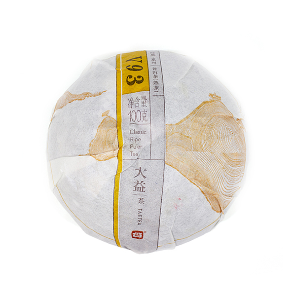 2018年大益 v93熟茶 100克沱茶 