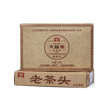 2011年大益 老茶头熟茶 250克砖茶 101批