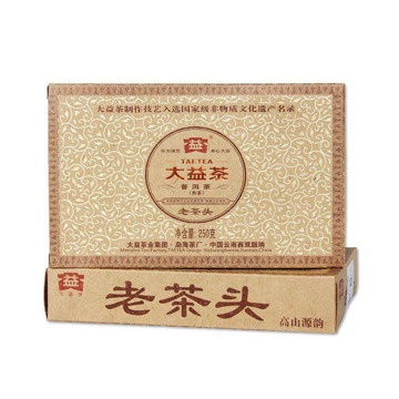 2010年大益 老茶头熟茶 250克砖茶 001批