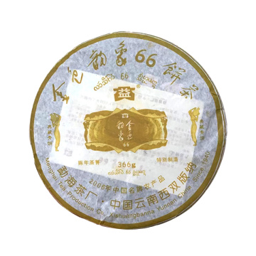 2006年大益 金色韵象生茶 366克七子饼 601批