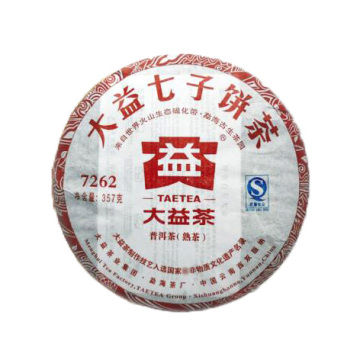 2011年大益 7262熟茶 357克七子饼 101批