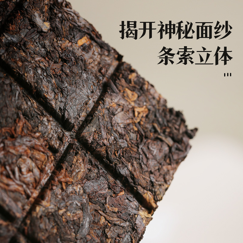 2021年集豪屯 珍稀熟茶 120克方茶 3