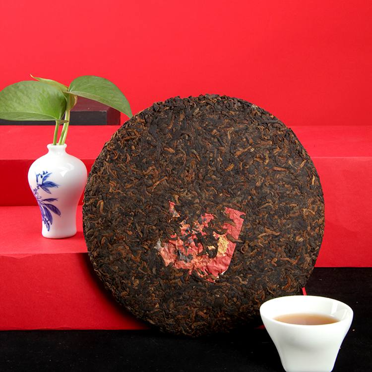 2020年 八方茶园鼠兆丰年400克普洱熟茶 4