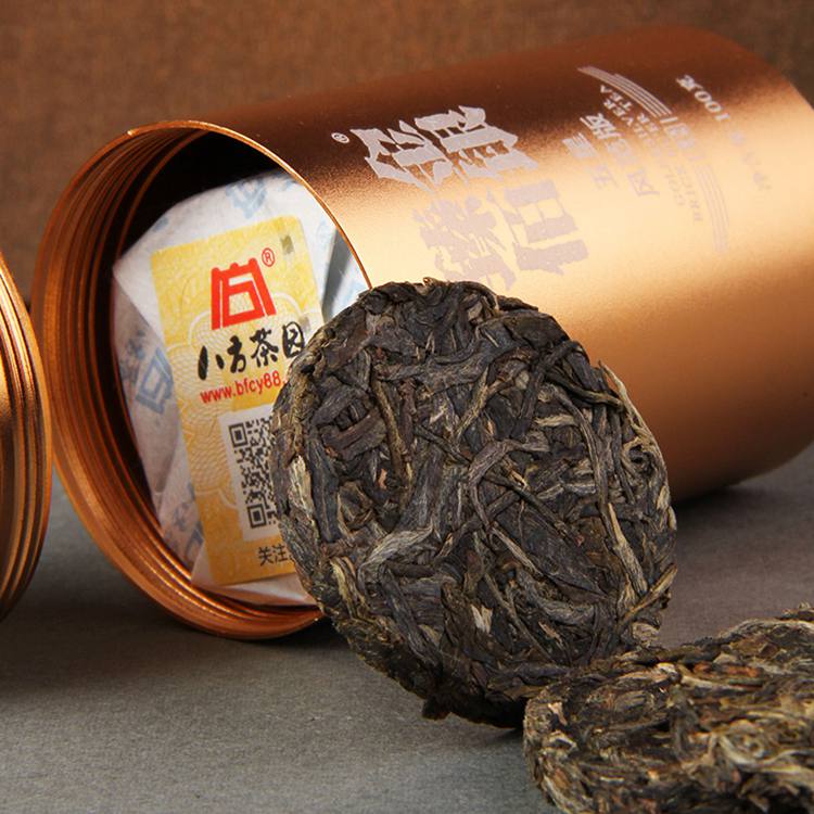 2020年 八方茶园臻金佰银500克普洱生茶 2