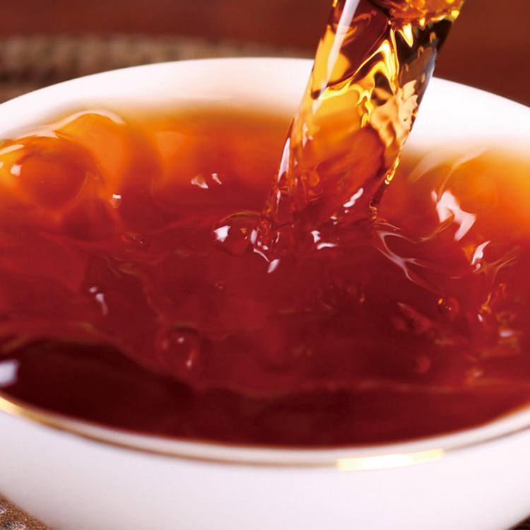 2020年 八方茶园陈茶头300克普洱熟茶老茶头 4