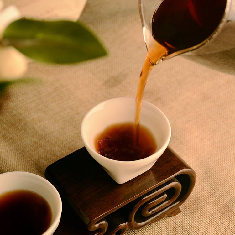 2020年 八方茶园四大名著-老曼峨357克普洱熟茶 5