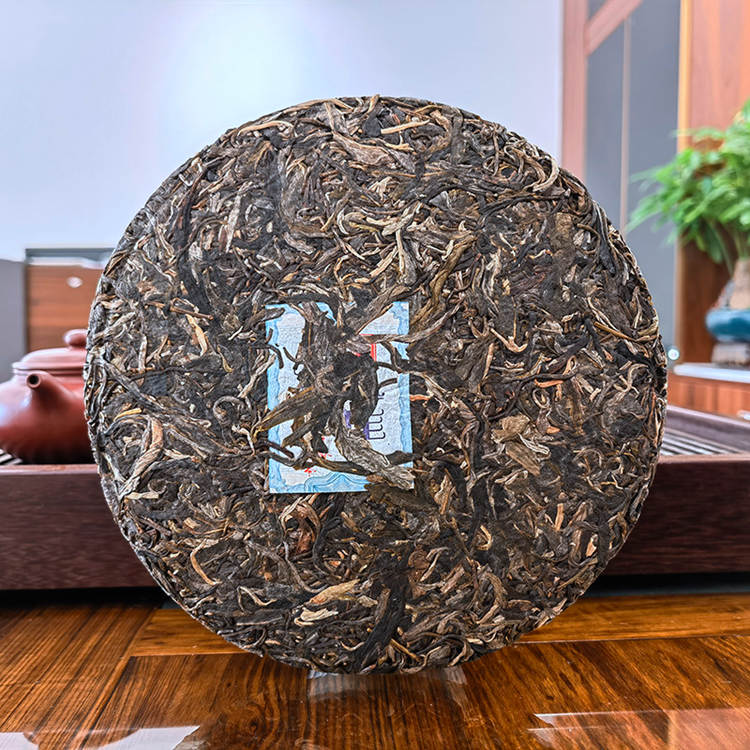 2022年溢沣源茶厂 布朗孔雀早春大树生茶 357克七子饼 3