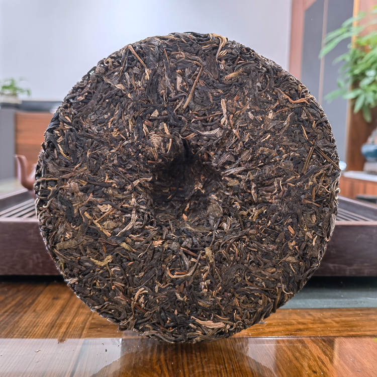 2022年勐海大福茶厂 滑竹梁子生茶 357克七子饼 4