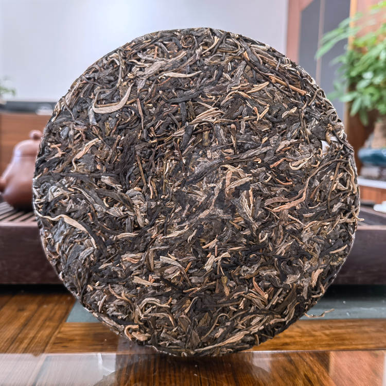 2022年勐海大福茶厂 千家寨生茶 357克大树七子饼 2