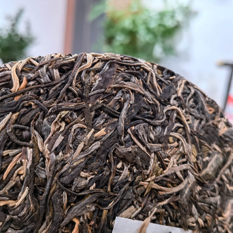 2021年勐海大福茶厂 班章纪念饼茶 357克生茶饼 3