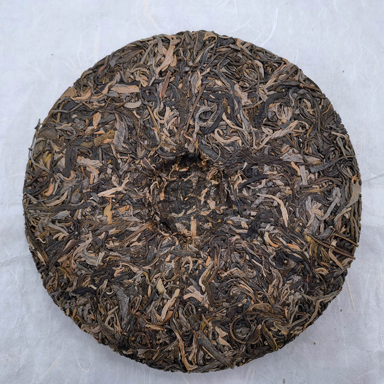 2022年勐海大福茶厂 冰岛七星生茶 500克七子饼茶 4