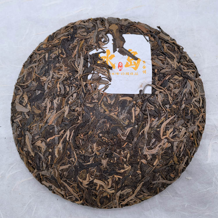2022年勐海大福茶厂 冰岛古树黄金饼 357克饼茶 2