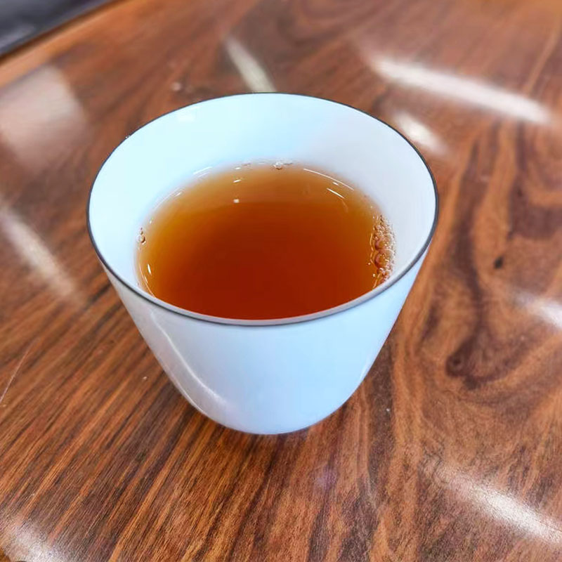 2009年陆羽班章生态砖茶 375克生茶 陈年普洱 3