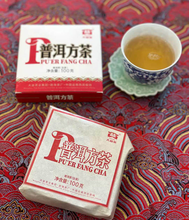 2025年大益 普洱方茶 100克生茶 典范兰香 4