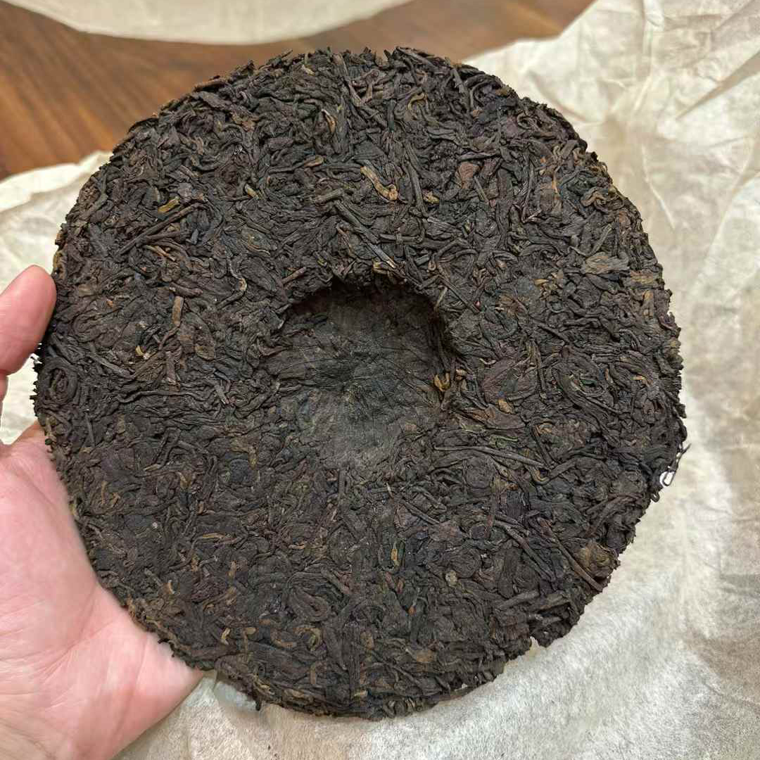 1996年大益 玫瑰大益熟茶 357克熟茶 紫大益 4